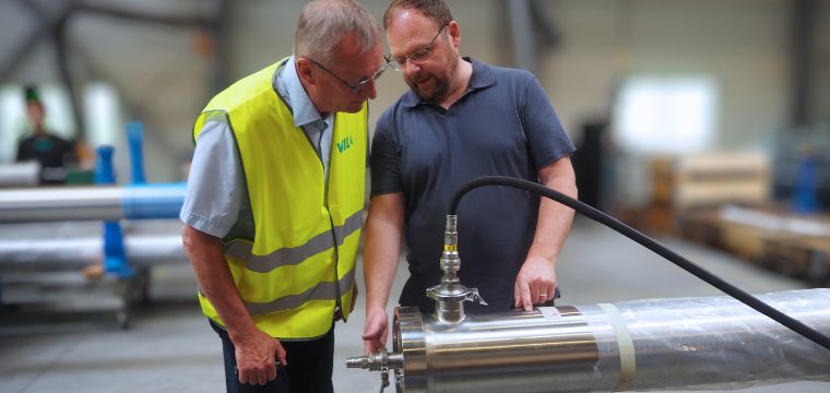 ASME pressure test of Membrane housing