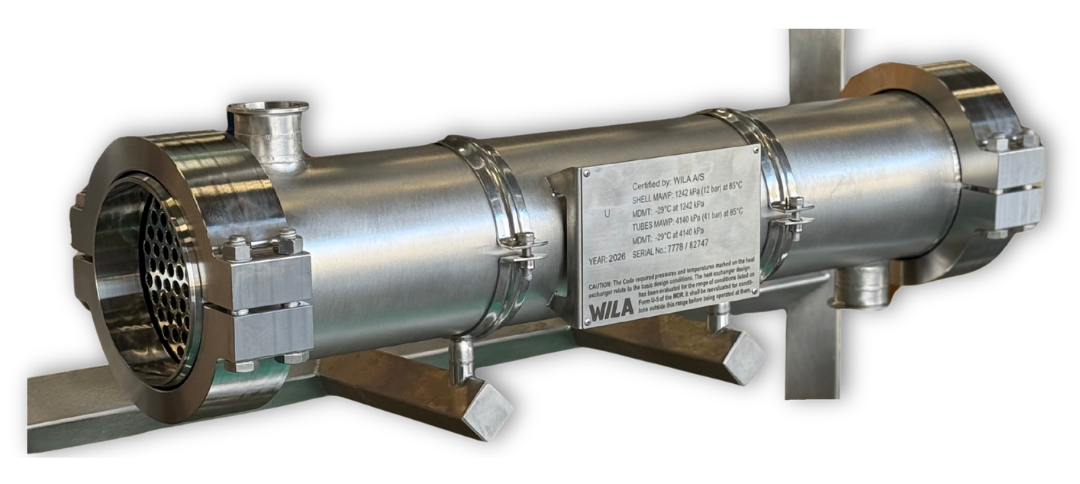 ASME certified heat exchanger - WILA